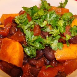 Black Bean and Sweet Potato Chili (Vegetarian)