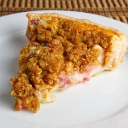 Rhubarb Orange Cream Pie