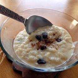 Healthier Creamy Rice Pudding