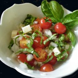 Vidalia Onion, Tomato and Basil Salad