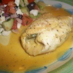 Hummus and Spinach Stuffed Chicken Breasts