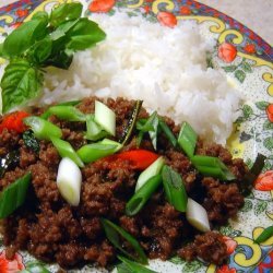 Minced Beef With Chilli, Garlic & Holy Basil