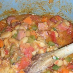 Quick and Spicy White Bean Soup Cajun Style