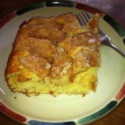 Apple-Topped Cream Cheese Coffee Cake