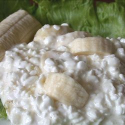 Sweet Cottage Cheese and Bananas