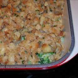 Cheesy Broccoli & Stuffing Casserole