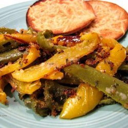 Baked Peppers Au Gratin