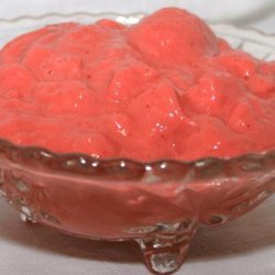 Pink Stuff ( Cherry Jello, Cranberry Sauce Salad )