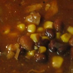 Southwestern Chicken and Bean Soup (Crock Pot)