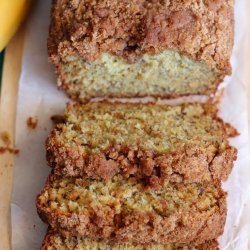 Banana Cake with Crunchy Topping