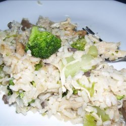 Chicken, Rice, and Broccoli Skillet