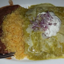 Cheese Enchiladas With Green Sauce