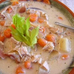 Creamy Turkey Soup (Crock Pot)