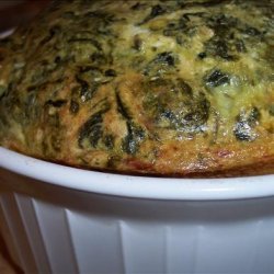 Lite Spinach Souffle