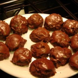 Lannette's Frosted Chocolate Drop Cookies