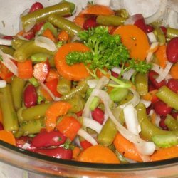 My Mother's Bean and Carrot Salad