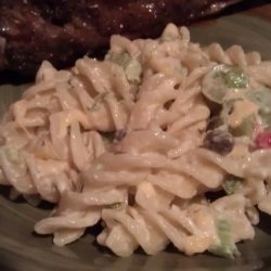 Cheddar Dill and Veggie Pasta Salad