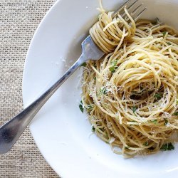 Pasta With Egg, Salt, and Garlic