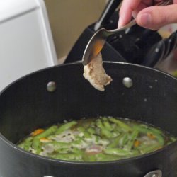 Green Bean Dumpling Soup