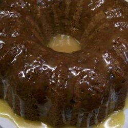 Apple-Nut Cinnamon Bundt Cake With Brown Sugar Glaze