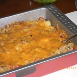 Spicy Mexican Cheesy Rice Casserole