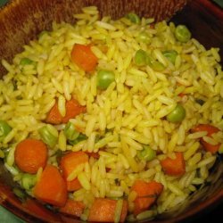 Rice With Carrots and Peas (Rice Cooker)