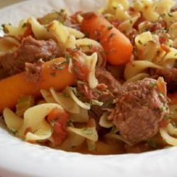 Slow Cooker Beef Noodle Stew