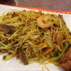 Pork and Shrimp Singapore Noodles