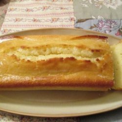 Vanilla Glazed Lemon Loaf Cake