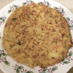 Tapas--Potato Saffron Omelet