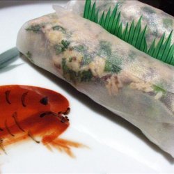 Rice Paper Tuna Salad Roll