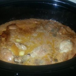 Crock Pot Chicken With Tomato and Cream of Chicken Soup