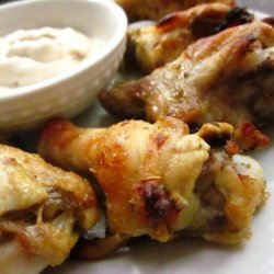 Garlic-Lime Chicken Wings With Chipotle Mayonnaise