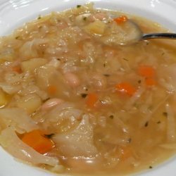 French White Bean and Cabbage Soup