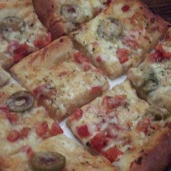 Pampered Chef Roasted Pepper Focaccia