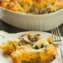 Spinach and Bacon Strata