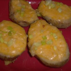 Twice-baked Cheddar Potatoes