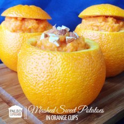 Sweet Potatoes in Orange Cups