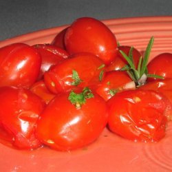 Grilled Cherry Tomatoes With Garlic