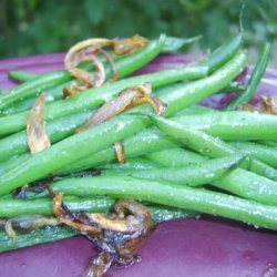 Haricots Verts With Carmelized Shallots