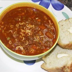 Ramen Noodle Vegetable Soup