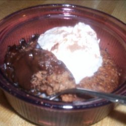Chocolate Pudding Cake for 2