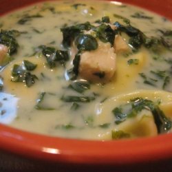 Creamy Chicken-Spinach Soup