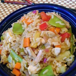 Sweet and Spicy Chicken Fried Rice