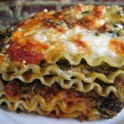 Pesto Artichoke Spinach Lasagna