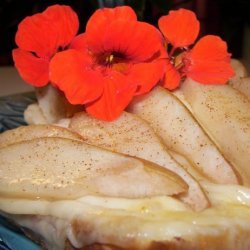 Broiled Pear and Swiss Cheese Sandwich