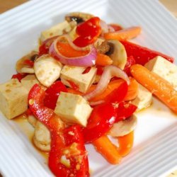 Tofu Salad - Easy Vegan - Make Ahead (Moosewood)
