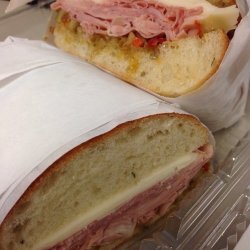 Hot Muffaletta Sandwich