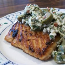 South Beach Diet Grilled Salmon With Artichoke Salsa