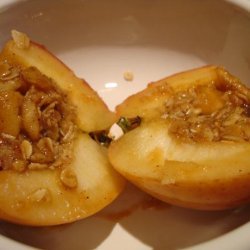 Caramel Baked Apple Crisps